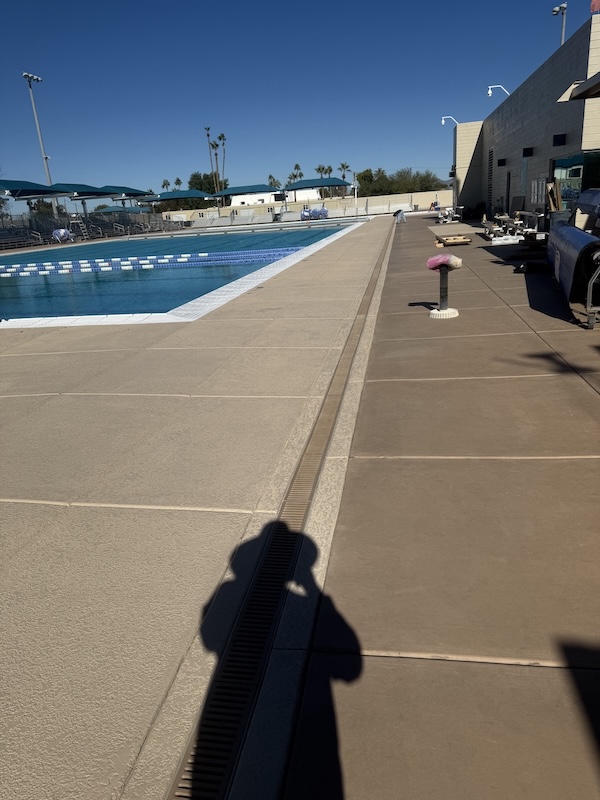 Kino Aquatic Center municipal pool deck restoration checklist proof 15